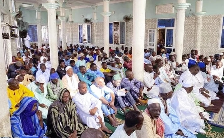 Ramadan-einde gevierd door een deel van de Senegalese moslimgemeenschap