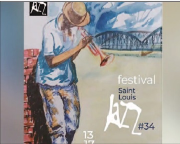 Saint-Louis Jazz onthult prachtige poster van de 34e editie