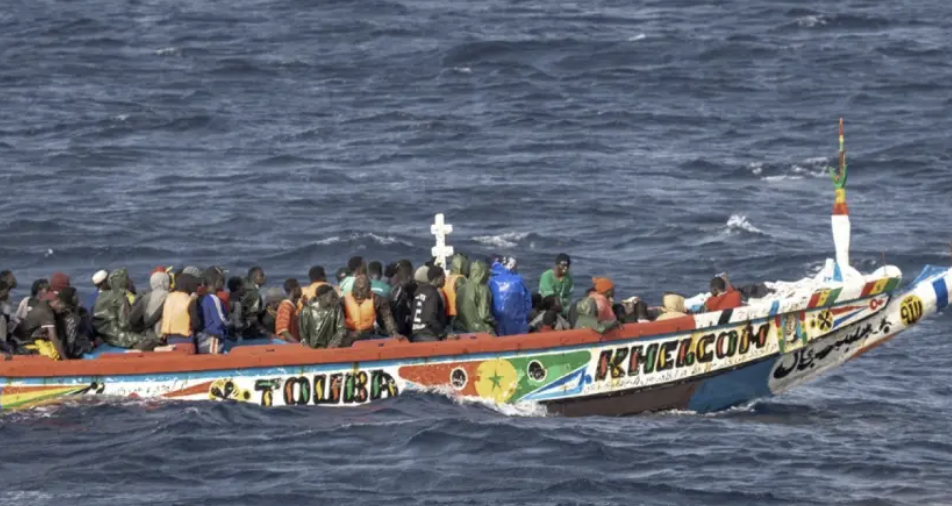 In Marokko zijn 18 Senegalese migranten onderschept op een migrantenboot