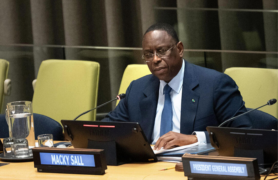 Macky Sall lukt het niet om de VN-Veiligheidsraad te overtuigen