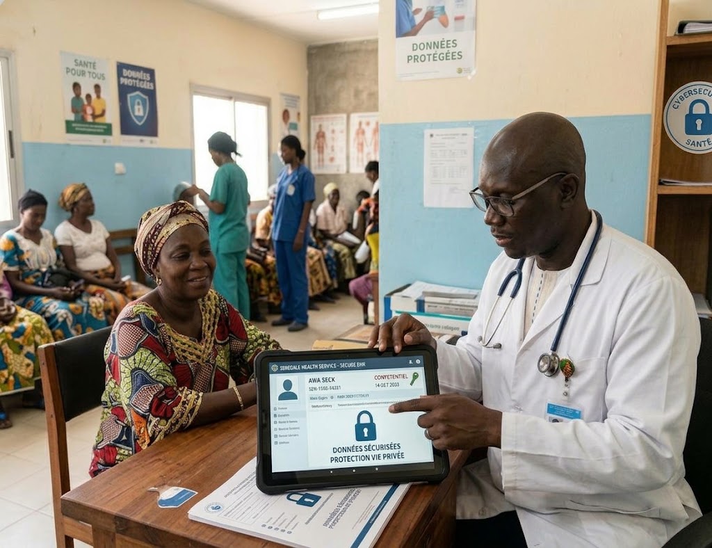 Gezondheidszorg digitaliseert in Guédiawaye, ook de risico's
